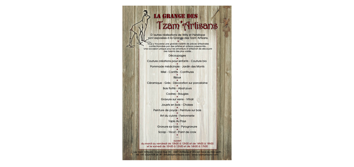 affiche expo tzam'artisans