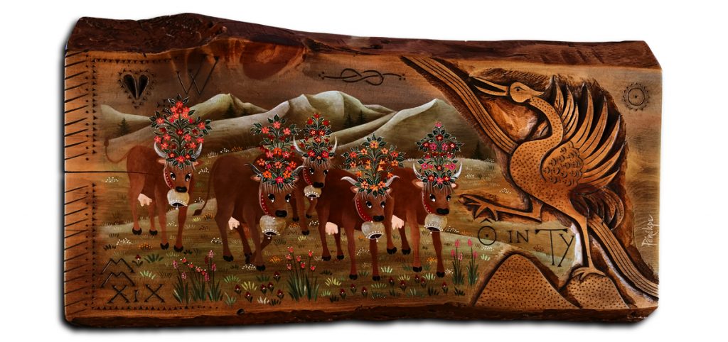 peinture et gravure sur arole