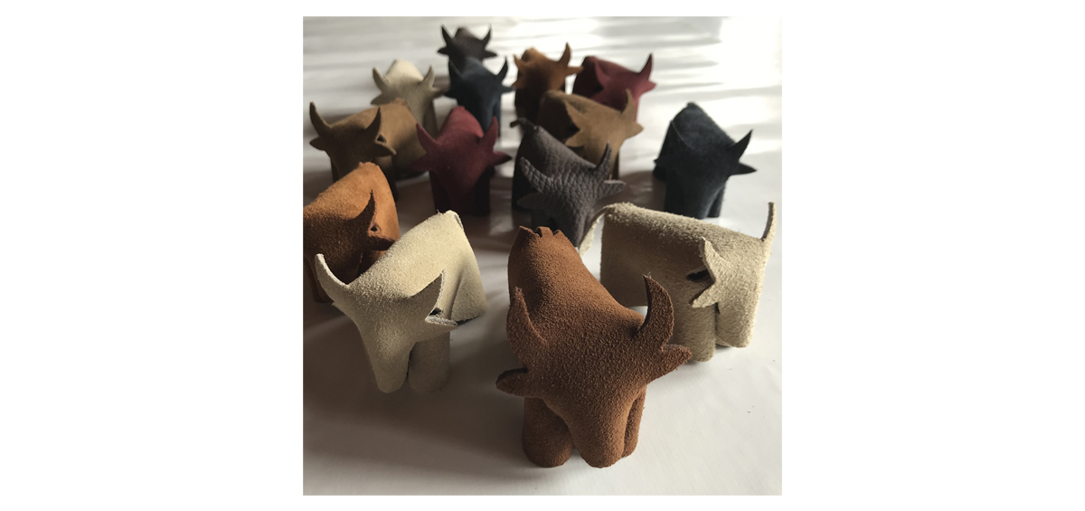 vaches en cuir