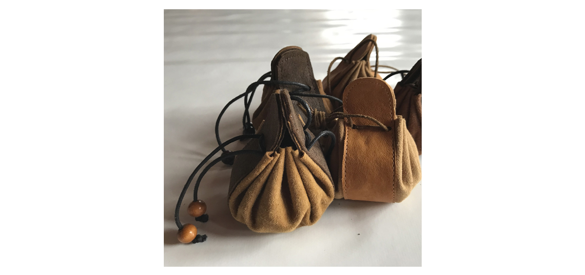 bourse en cuir souple