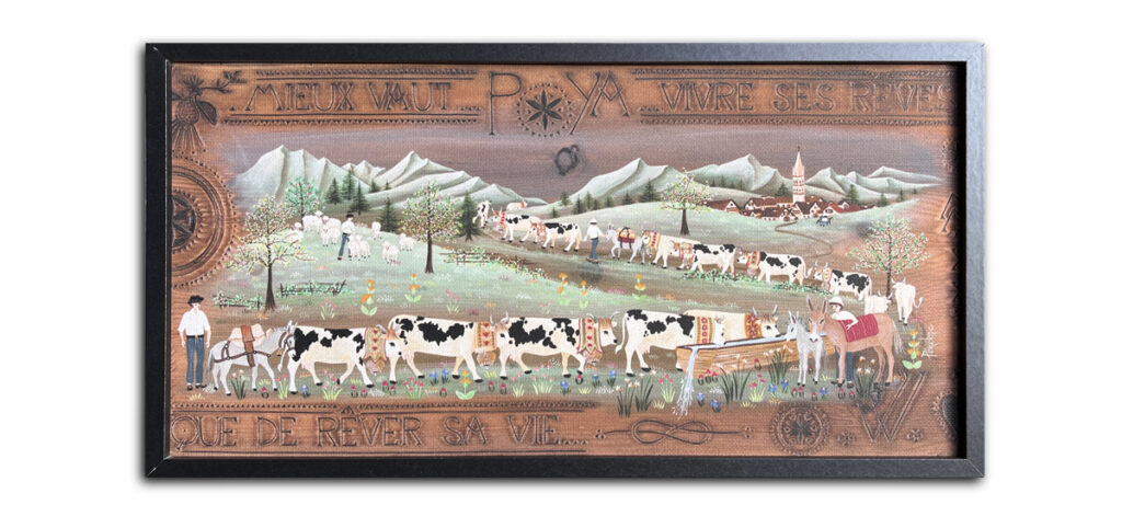 peinture poya reproduction sur toile canvas