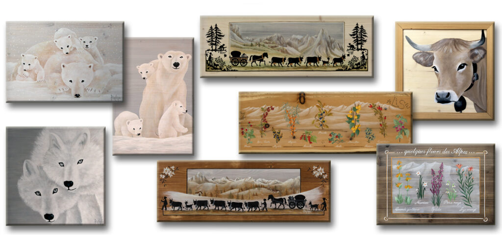 reproduction tableau sur magnet